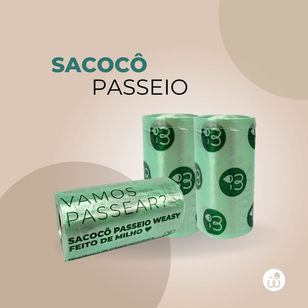 Novo Sacocô Passeio - biodegradável sim, prático também!